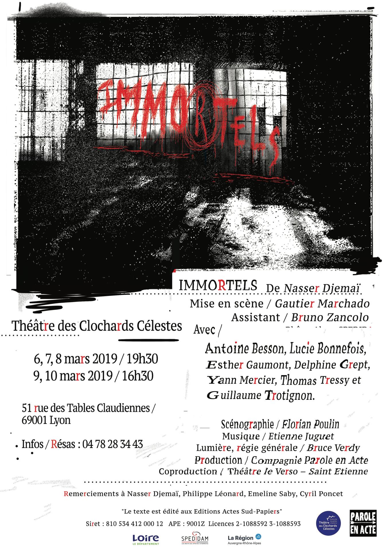 Immortels affiche clochardceleste